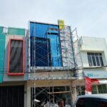 pemasangan curtain wall